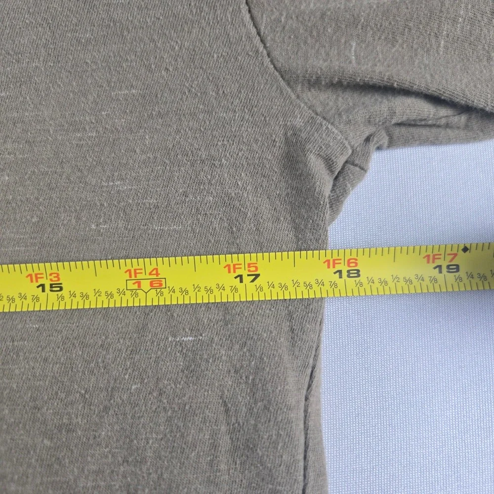 The North Face Hoodie Men's‎ Small Green Lightweight Henley Hooded Sweatshirt